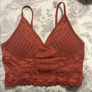 Rust Bralette/Crop Top